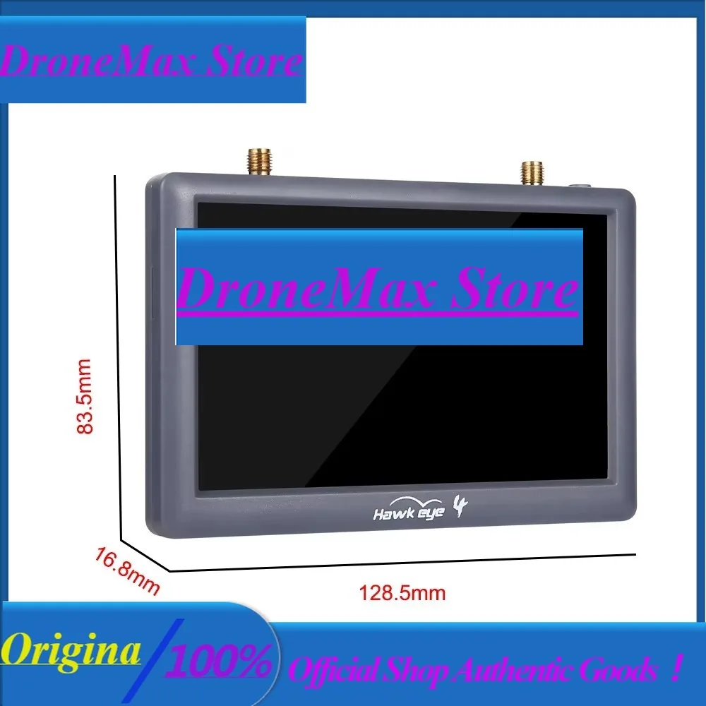 DroMaHawkeye Little Pilot 4 Version4 V4 5.8GHZ 48CH Built In DVR Battery Dual Receivers 800X480 LED FPV Monitor For FPV Racing D