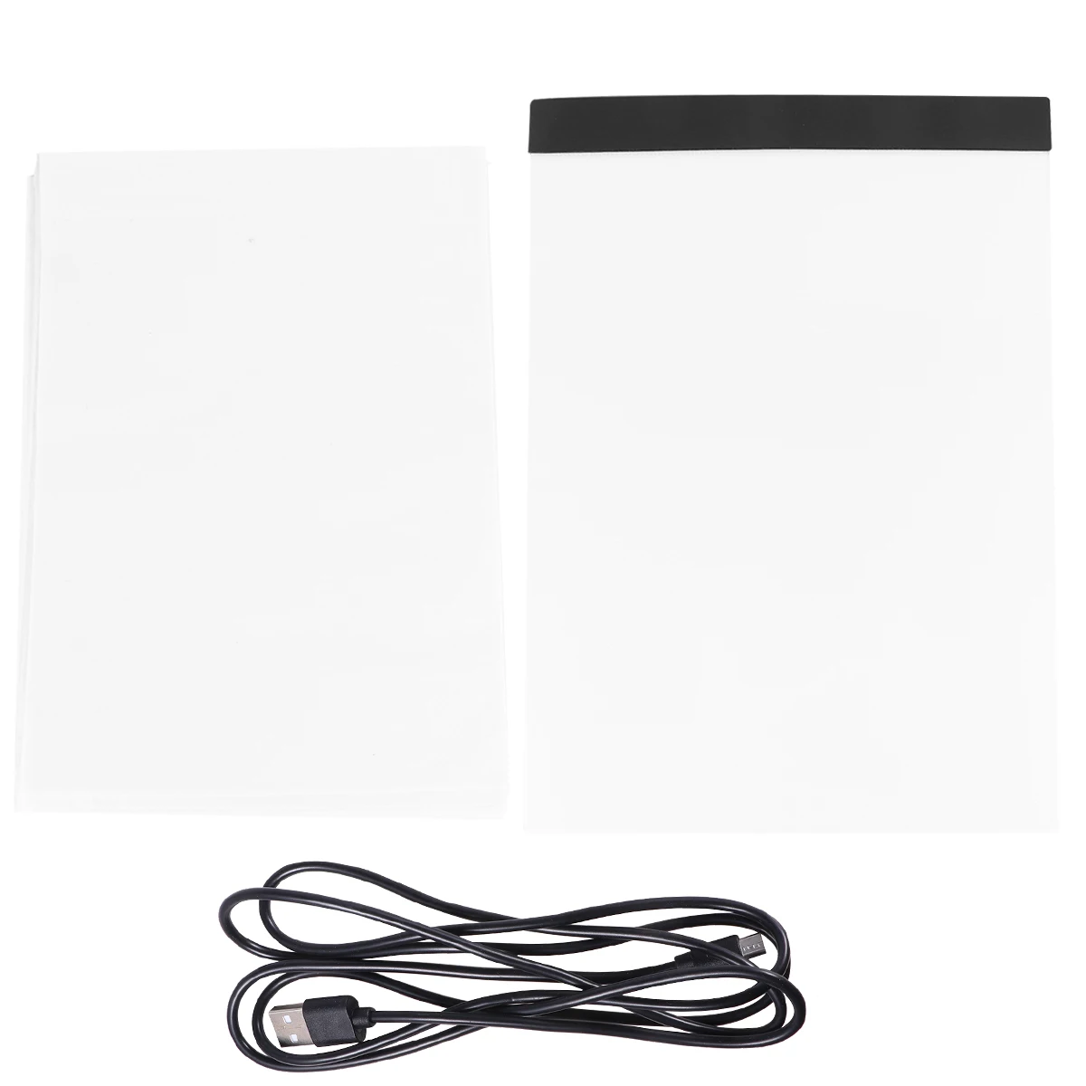 لوحة نسخ بإضاءة خلفية رسم لوحة رفيعة LED A4 أداة طاولة إضاءة صندوق إضاءة للتتبع باللون الأبيض #5