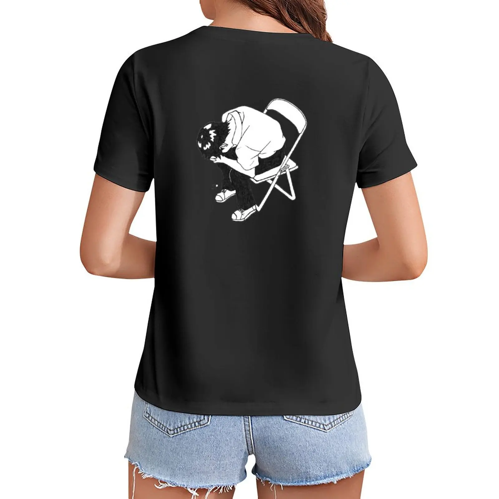 

Shinji-kun T-Shirt tees Female clothing plus sizes Blouse tops for Women