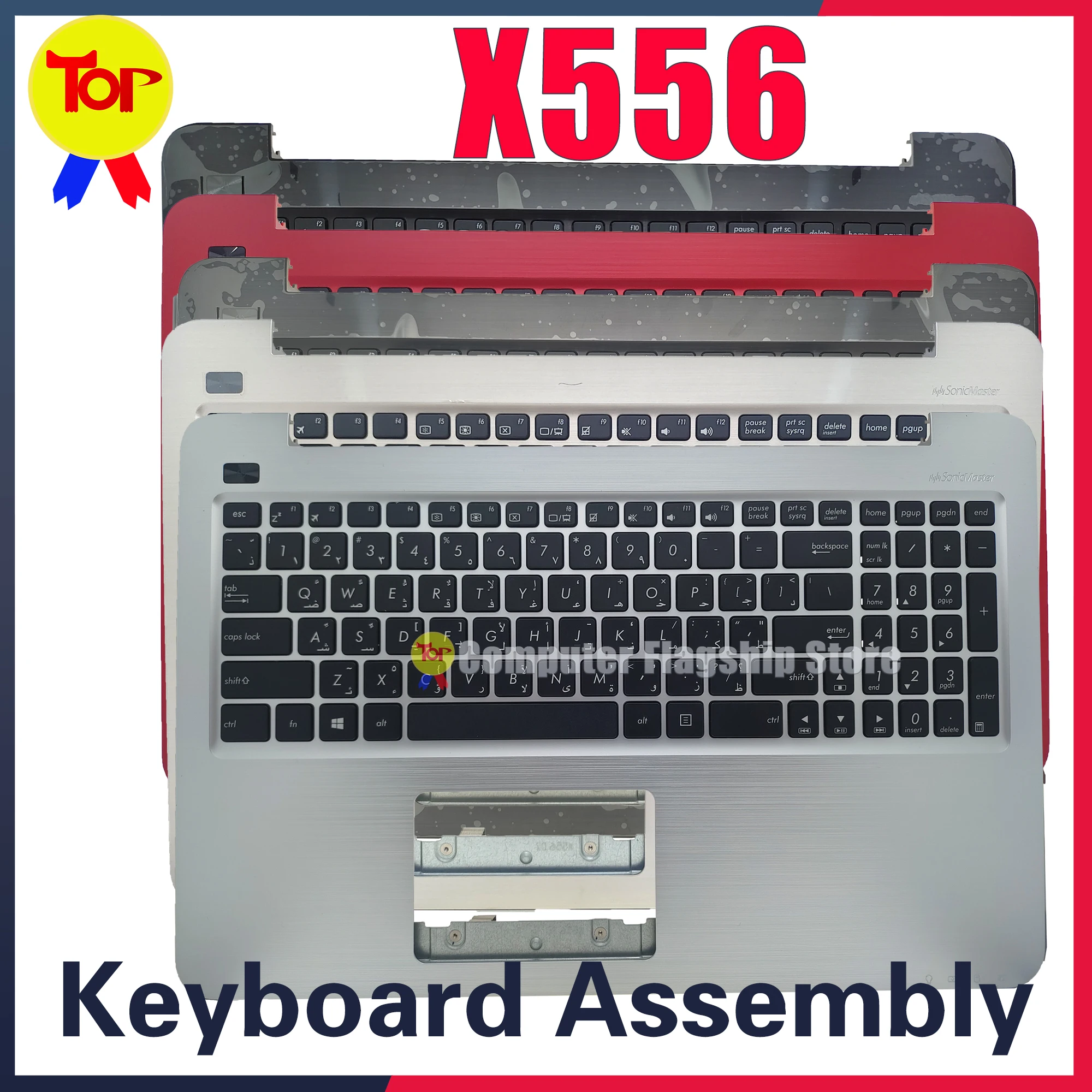 

X556U For Laptop Keyboard cover FL5900U A556U K556U X556UV X556UJ X556UB X556UQ F556U R556U K556U VM591U Palmrest Shell Assembly