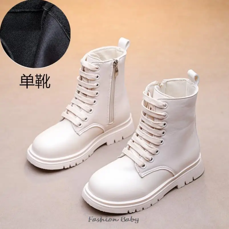 Girls Ankle Boots Autumn Winter Fashion Beautiful Princess Non-slip Performance Kids Boots Teens Children Boys Girl Shoes