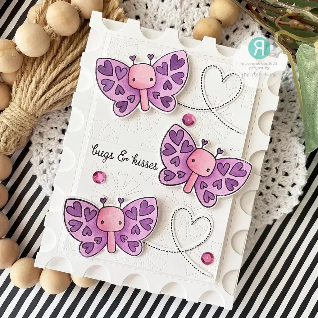 Valentine's Day Metal Cut Seven-star Ladybug Dies and Stamps for DIY Scrapbooking Photo Album Embossing Decorative Paper Cards