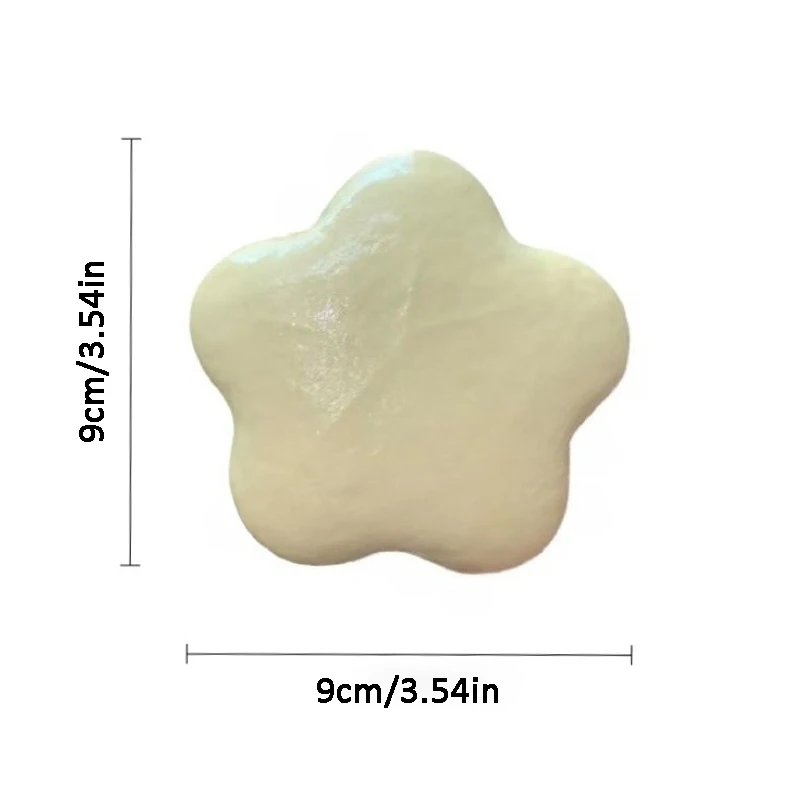1pc 9cm Slow Rebound Star Flower Squishy Toy Kawaii Wet Soft Finger Suction Pinch Toy Stress Relief Fidget Decompression Toy.