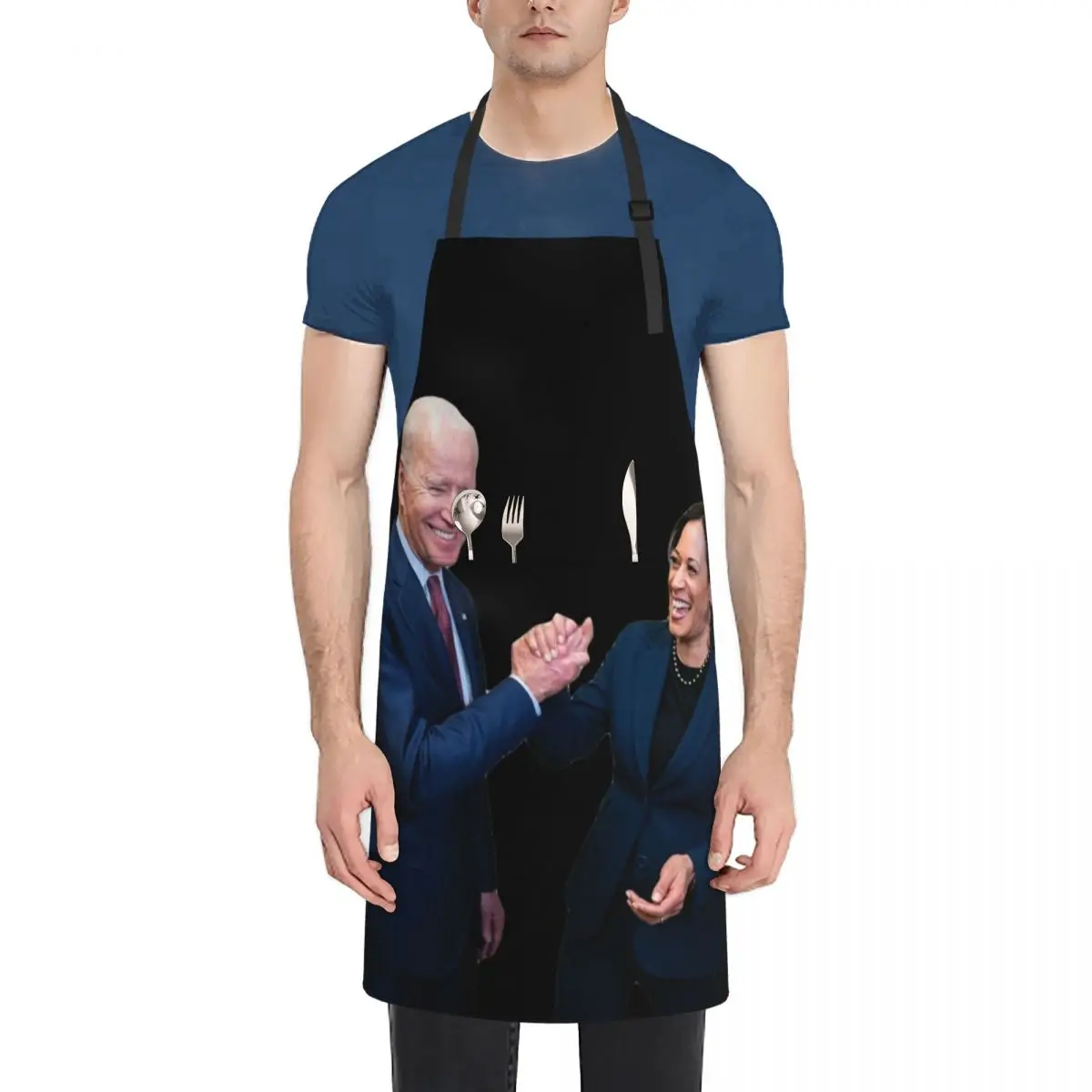 

Kamala and Joe Unity Ticket Apron Kitchen Items For Home Restaurant Men'ss Apron