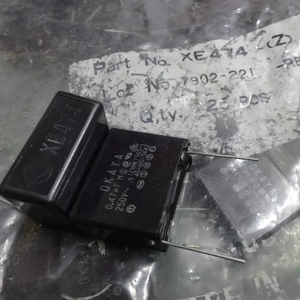 5pcs/lot XE474 0.47uf 250vAC 470nf u47 474 M brand new 27.5mm film capacitor