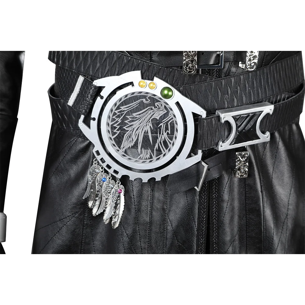 Sephiroth cosplay kostüm spiel ff7 lange mantel stiefel männer männlich tarnen halloween karneval party anzug