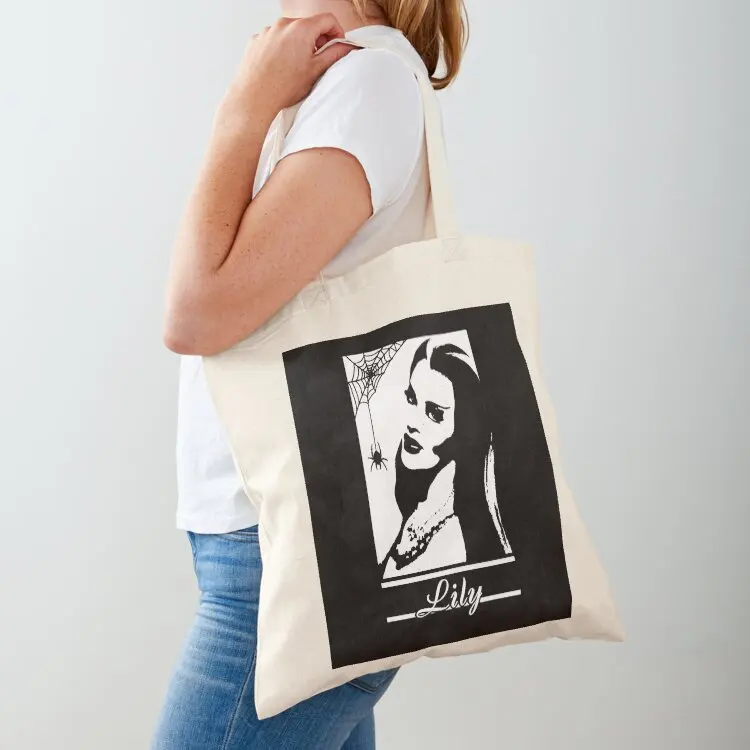 

Goth Queens Lily Vintage - The Horror Movie Lily Tote Bag the tote bag foldable reusable bag Big sac pour femme