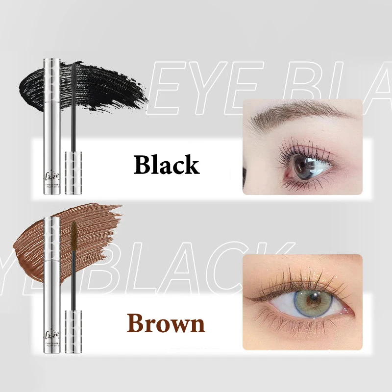 Eyelashes Lengthening Mascara Waterproof Long Lasting Silky Lash Black/Brown Eyelashes Extension Make Up Beauty Eye Cosmetic