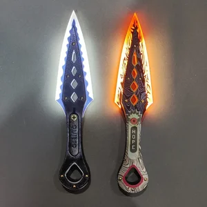 Apex legends herança armas wraith kunai plástico luminoso cosplay jogo espadas anime figuras modelo coleção brinquedo para crianças 10 principais vendas apex legends luminária - №3