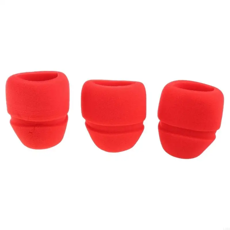 

L4MA 10pcs Durable Mic Sponge Covers Microphone Close Fit Soft Accessories