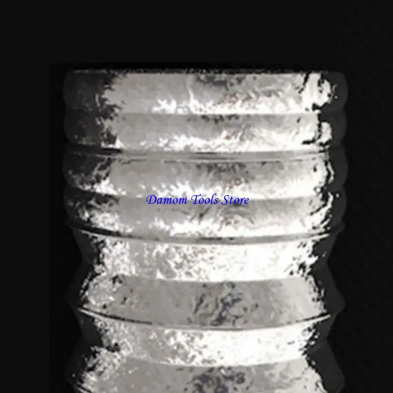 57be 120mm مجفف PVC ألومنيوم رقائق الدخان أنبوب دخان قناة مرنة تهوية لمستخرجات الحمام المطبخ أنابيب