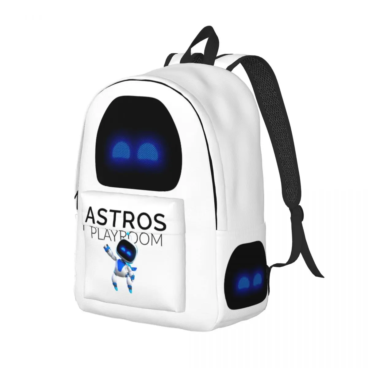 Astrobots Playroom Game Backpack for Boy Girl Kids Student School Book Bags Canvas Daypack Preschool Kindergarten Bag Hiking