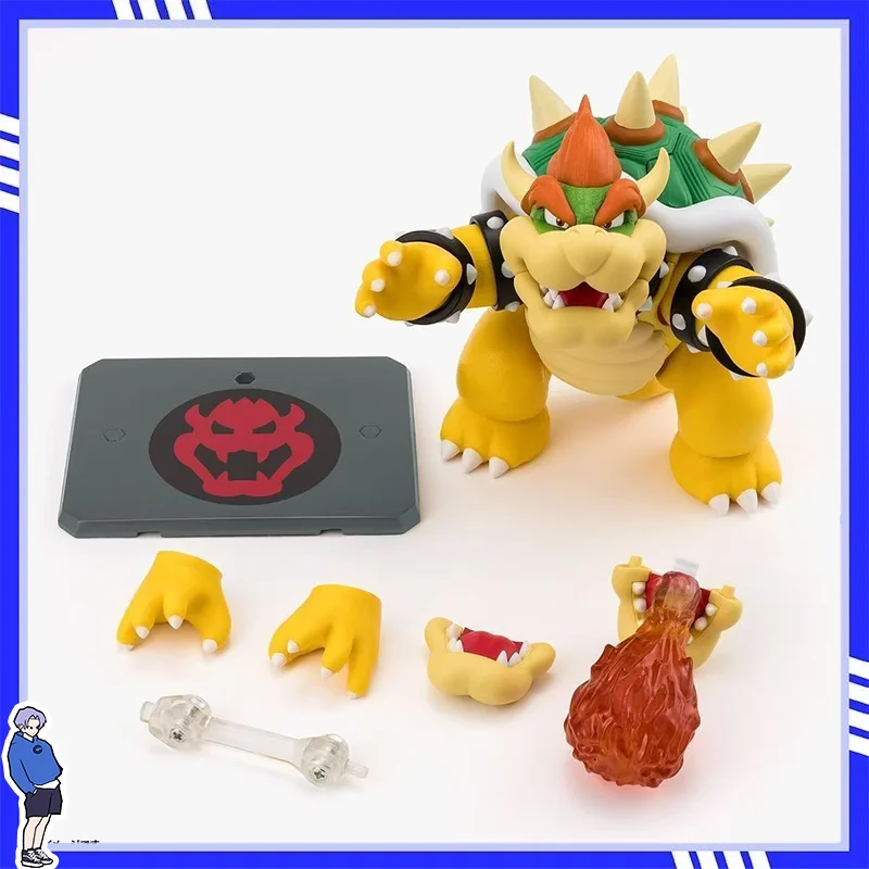 Op voorraad Officieel gelicentieerde BANDAI S.H.Figuarts SHF Super Mario Luigi Anime Action Figures Boxed Collection Model Kit Speelgoed