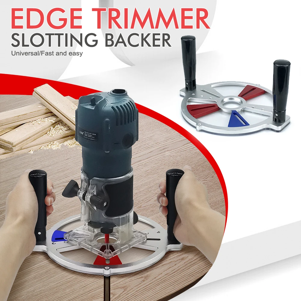 

Trimming Machine Milling Groove Engraving Guide Rail Multifunctional Adjustable Backing Auxiliary Guide Bracket Woodworking Tool