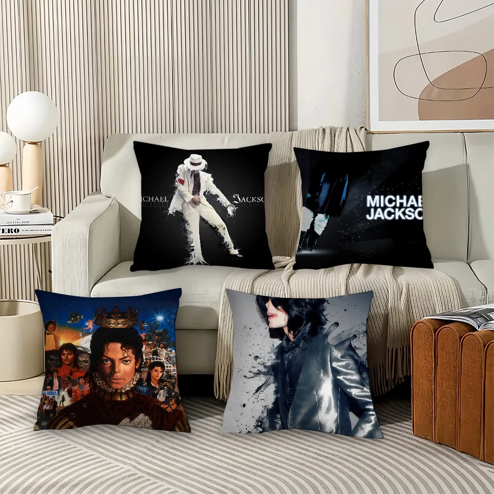 American singer Michael Jackson  Pillow Case Office Cushions Suitable For Sofa Car Bedroom Decorative Cushion Cover