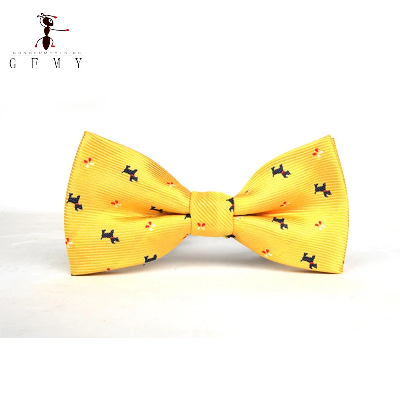 Children\'s Fashion Shirts Bowtie Bowknot Handmade Boys Texture Silky Gentleman Bow Tie Collocation Child Butterfly Cravats