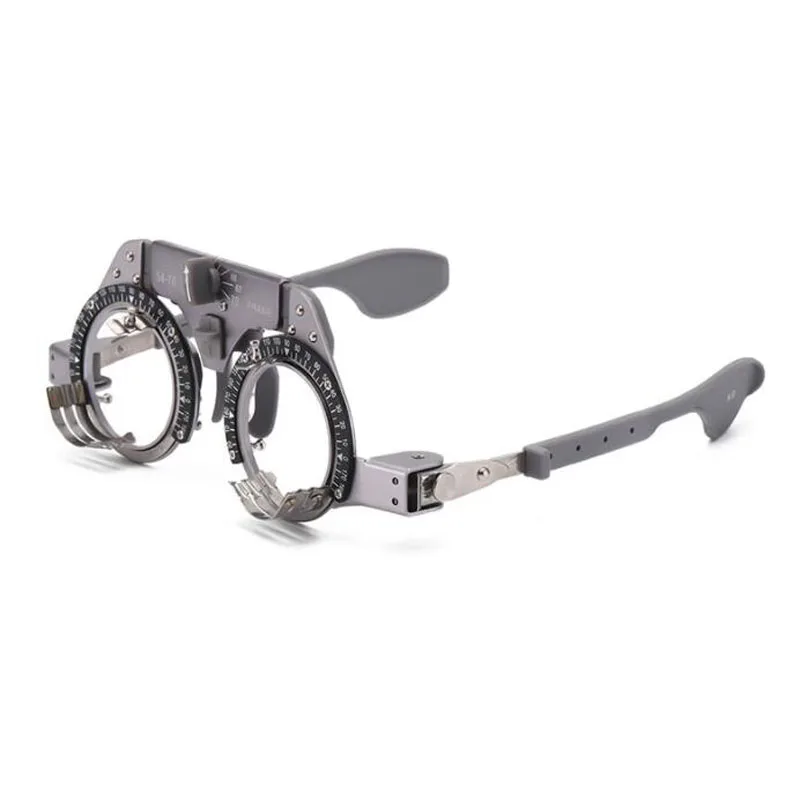 Titanium Alloy Test Frame - Advanced Optometry Tools - Adjustable PD (54-70mm) and shaft ratio (360° rotation)