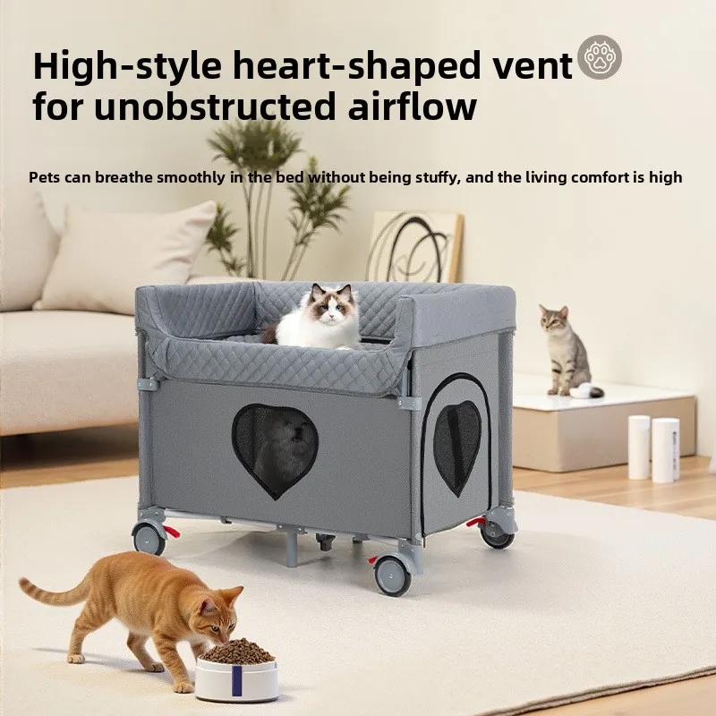 Removable Washable Dog Sleeping Bed Elevated Off Ground All Season Universal Kennel for Small Medium Puppies