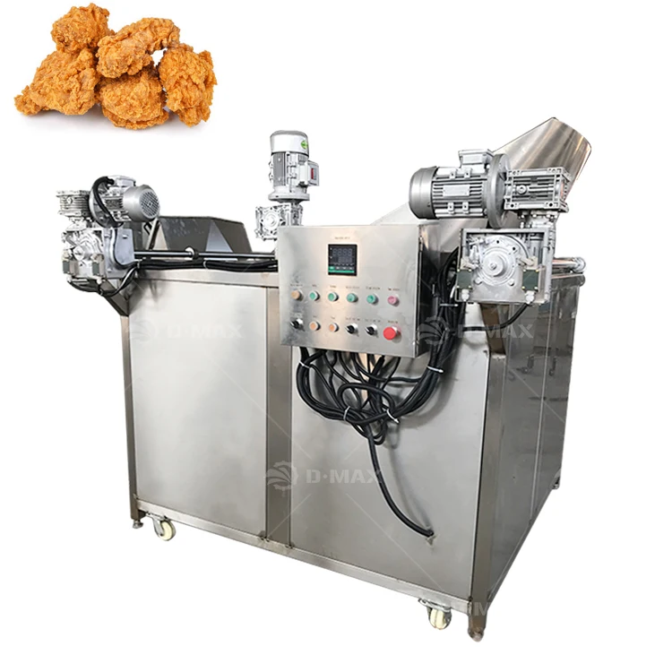 Low Consumption Vegan Croquettes Coconut Shrimp Corn Flakes Fryer Crispy Chicken Frying Machine