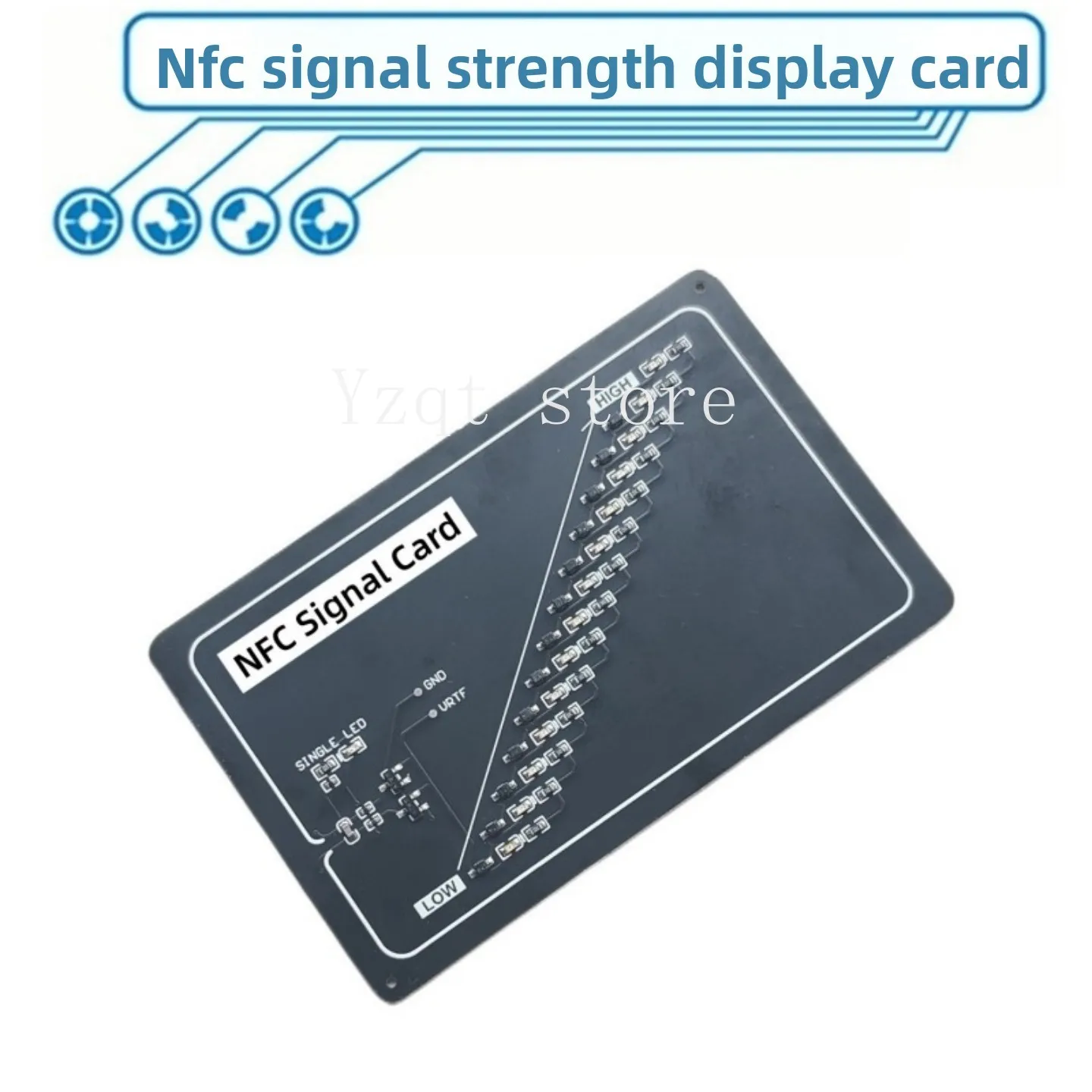 NFC Signal Strength Detection Card Signal Strength Test Card NFC Field Strength Display Card RF Signal Debugging Helper