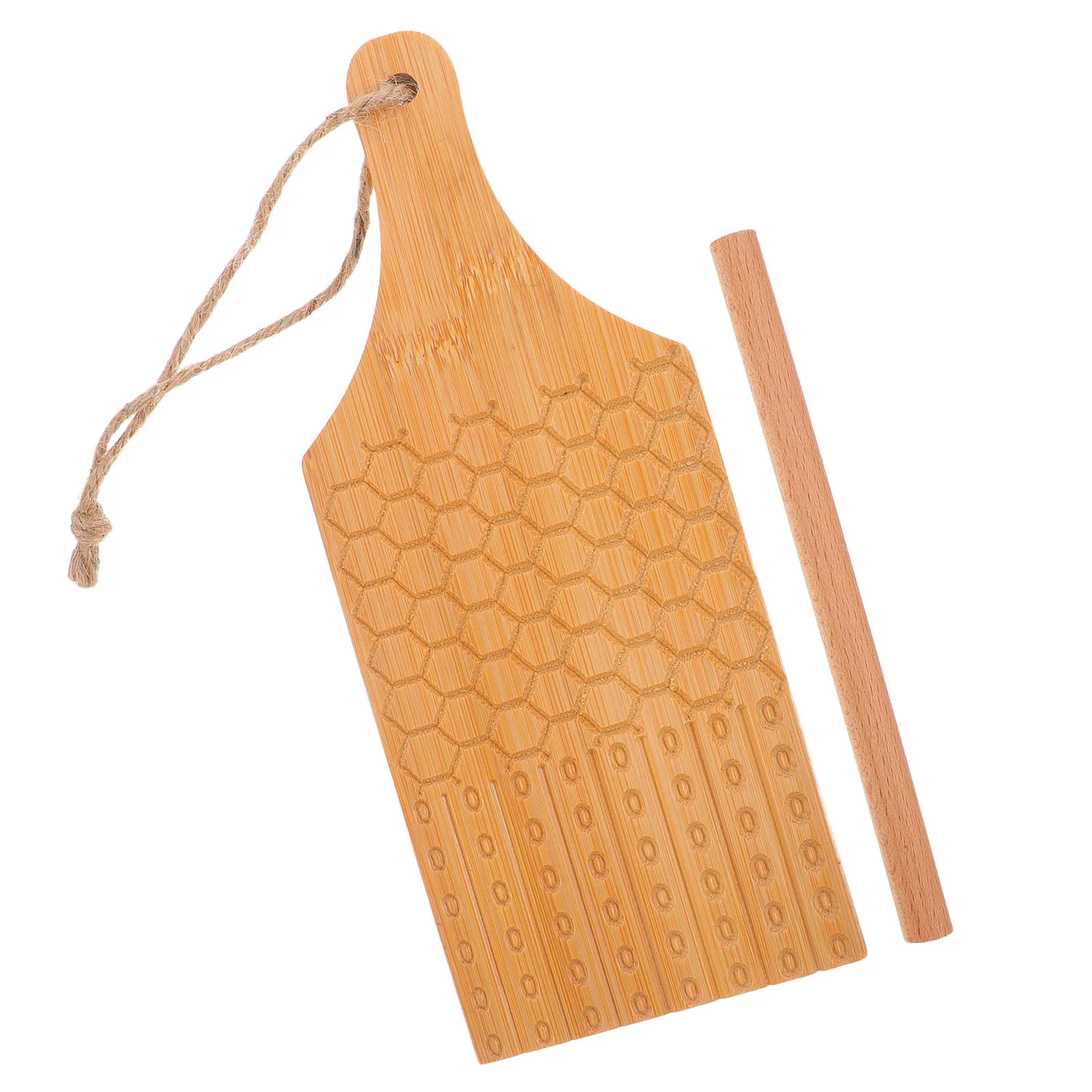 

1 Set Bamboo Pasta Board Gnocchi Maker For Homemade Spiral Cat Ear Noodles Dough Rolling Cutting Tool Kitchen Pasta Shaping