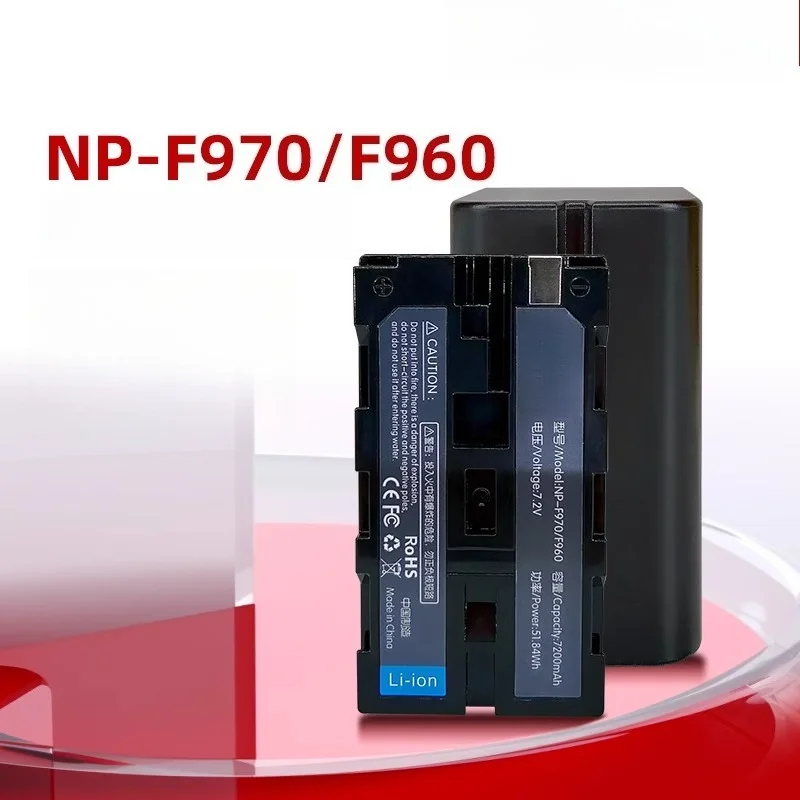 بطارية بديلة 7800 مللي أمبير في الساعة NP-F550/F770/F970 لهاتف Sony CCD-TRV315 TRV517 TRV615 حزمة طاقة ليثيوم أيون مع حماية من الحرارة الزائدة