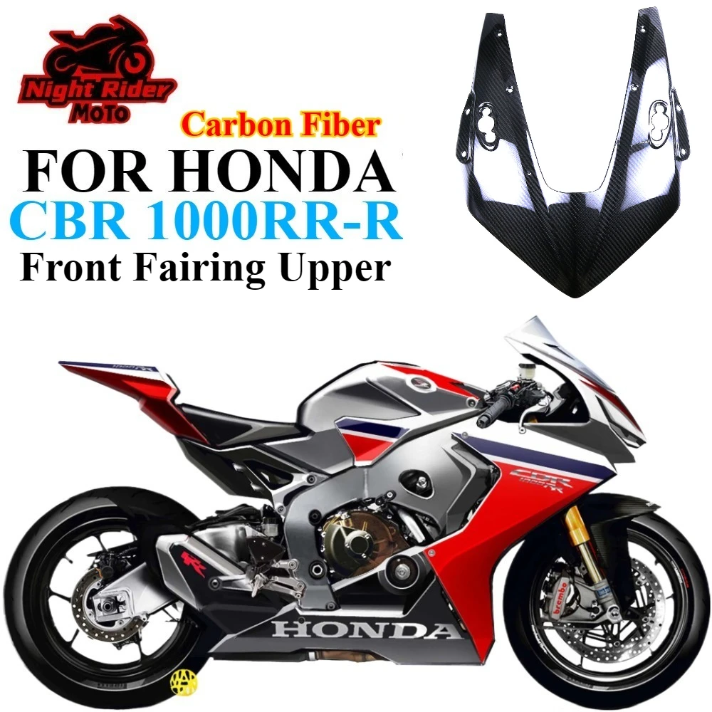 

Carbon Fiber For HONDA CBR 1000RR-R 2017 2018 2019+ Motorcycle Modified Parts Side Fairing Carbon Fiber Front Fairing Upper