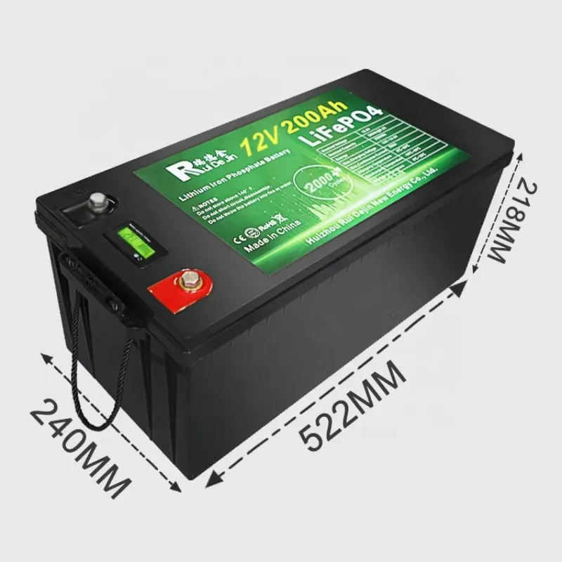 

Ip65 Waterproof Case Battery Pack 2560wh 12v 100ah Lithium Lifepo4 Lithium Batterie Lifepo4 Battery 200ah 12v