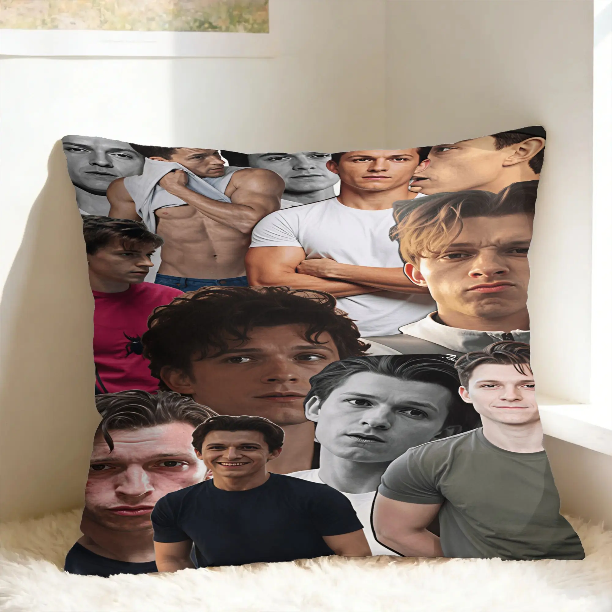 Tom Hollands Pillow Cover  Soft Cushion Cover Morden Pillow Case For Chair Sofa Home Decor