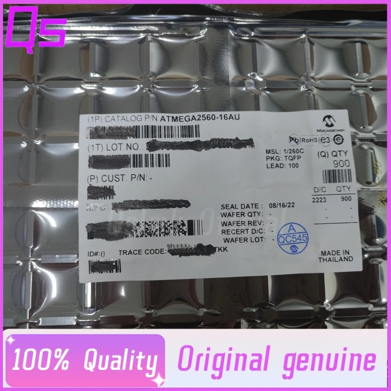 New Original ATMEGA2560-16AU ATMEGA2560 TQFP100 8-Bit Microcontrolle 256K flash 5V