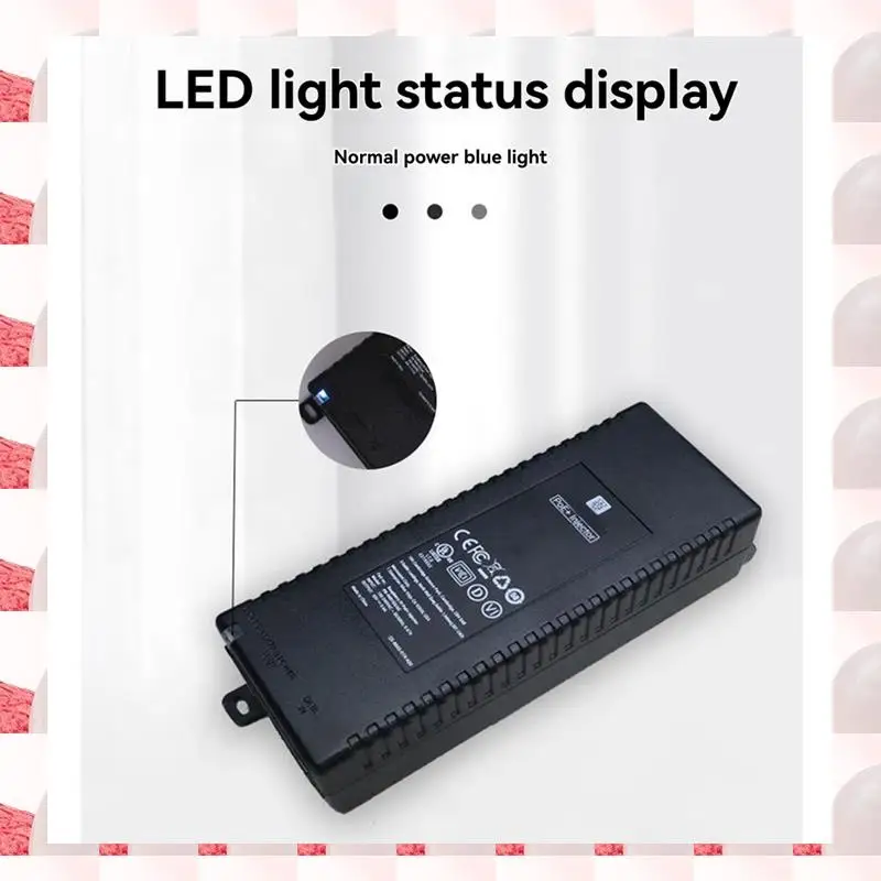 ABGN 30 Вт гигабитный инжектор POE 1000 м выход устройства 30 Вт стандартный переключатель питания для Rpi 5/4B