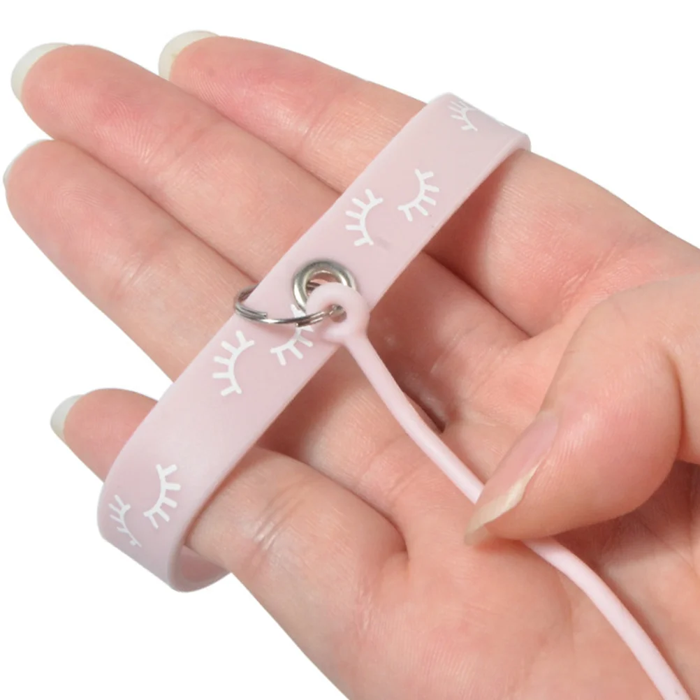 Tweezers Silicone Bracelet Lash Extension Parts Holder Protective Case Silica Gel for Extensions Eyelash Holders