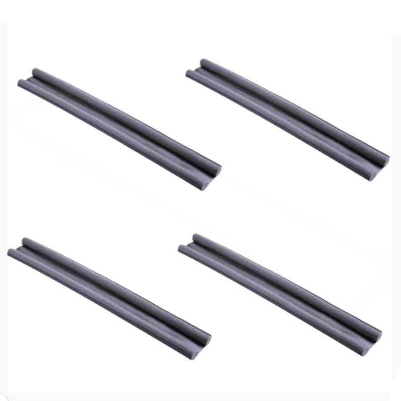 

4Pcs Door Bottom Seal Strip Draft Stopper Weather Stripping Noise Blocker Adjustable Door Sweep 95cm Door Sealer Stopper