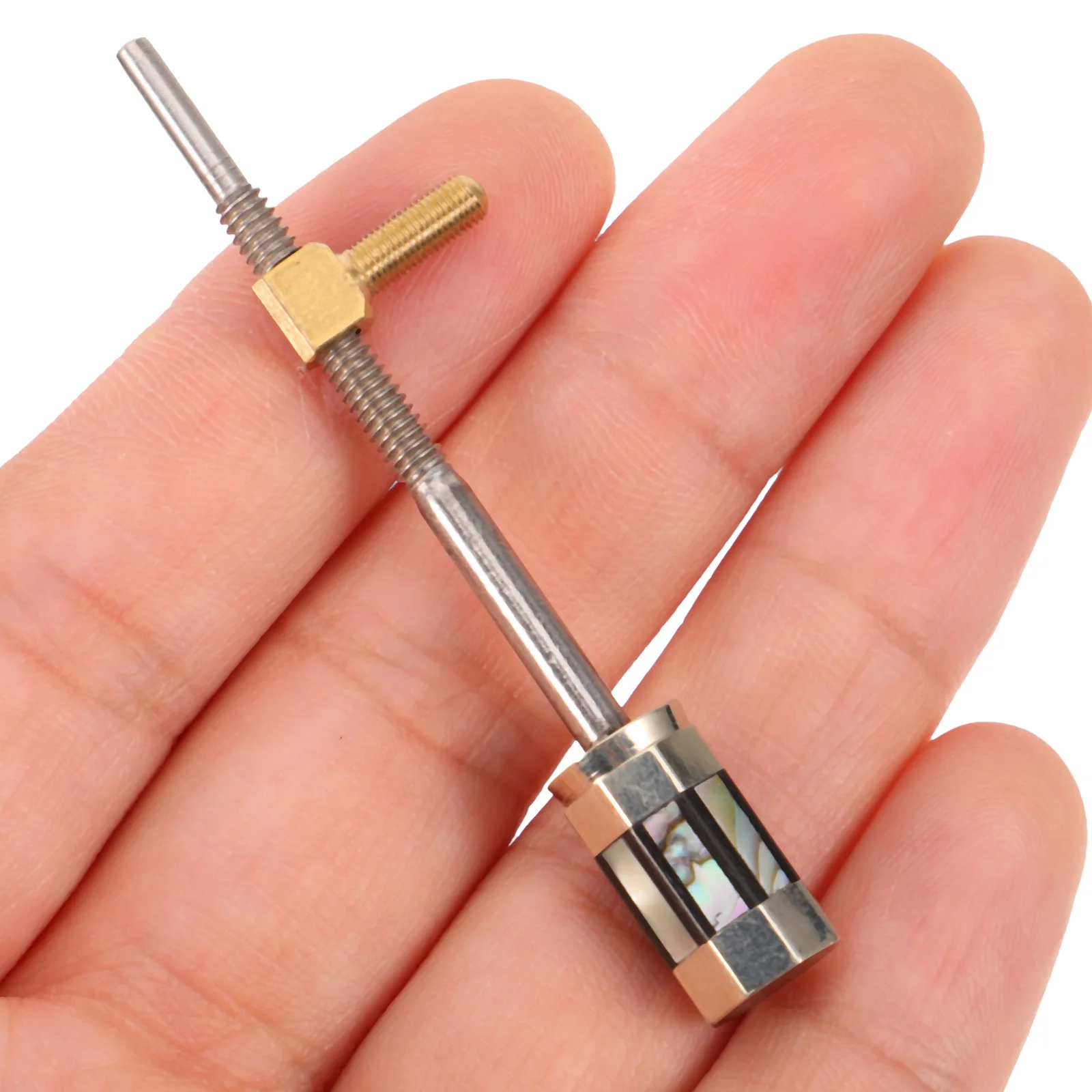 الكمان القوس الضفدع المسمار أجزاء الكمان الصغيرة أداة إصلاح للطلاب ممارسة سلسلة أداة صيانة استبدال دائم #6