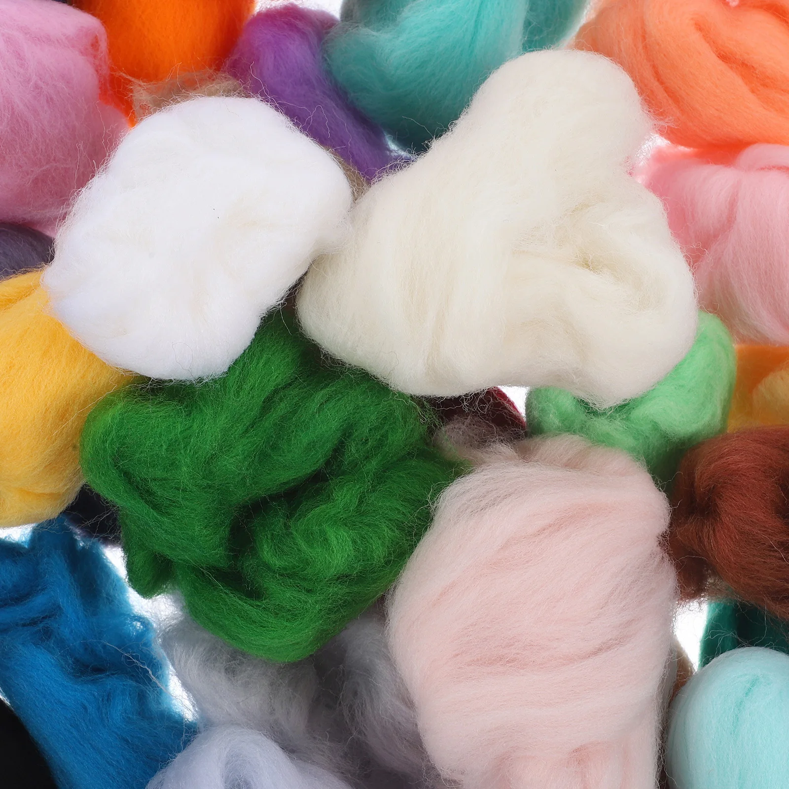 

36Pcs Wool Felt Material Kit DIY Needle Felting Wool Set Craft Making Supplies Needle Felting Accessories for Crafts
