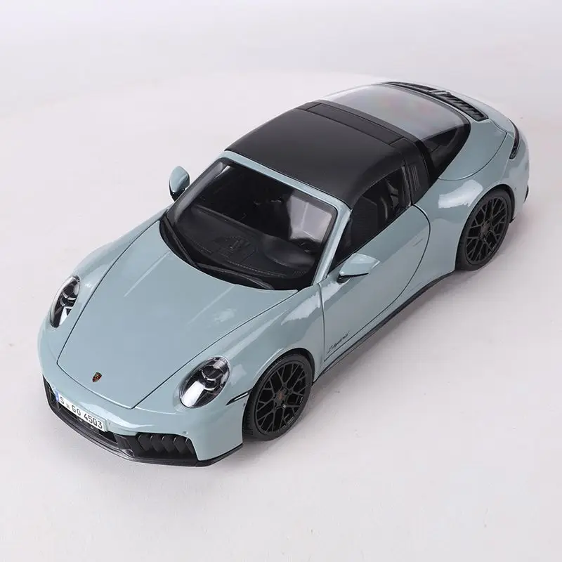 มีสินค้าในสต็อก: รถโมเดลจำลองโลหะผสมไดแคสต์ 911 Targa 4 GTS ขนาด 1:18 ของเล่นเด็กผู้ชาย ของสะสมสำหรับผู้ใหญ่