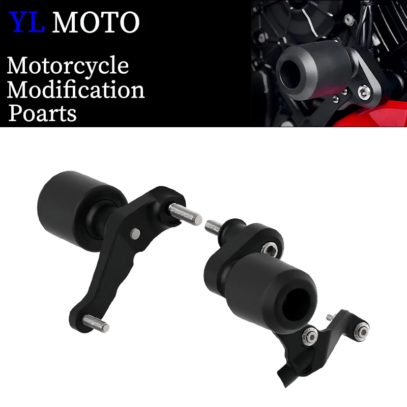 オートバイエンジン保護カバー Diavel V4 フレームスライダー クラッシュパッド 転倒保護ガード ドゥカティ Diavel V4 2023 2024+用