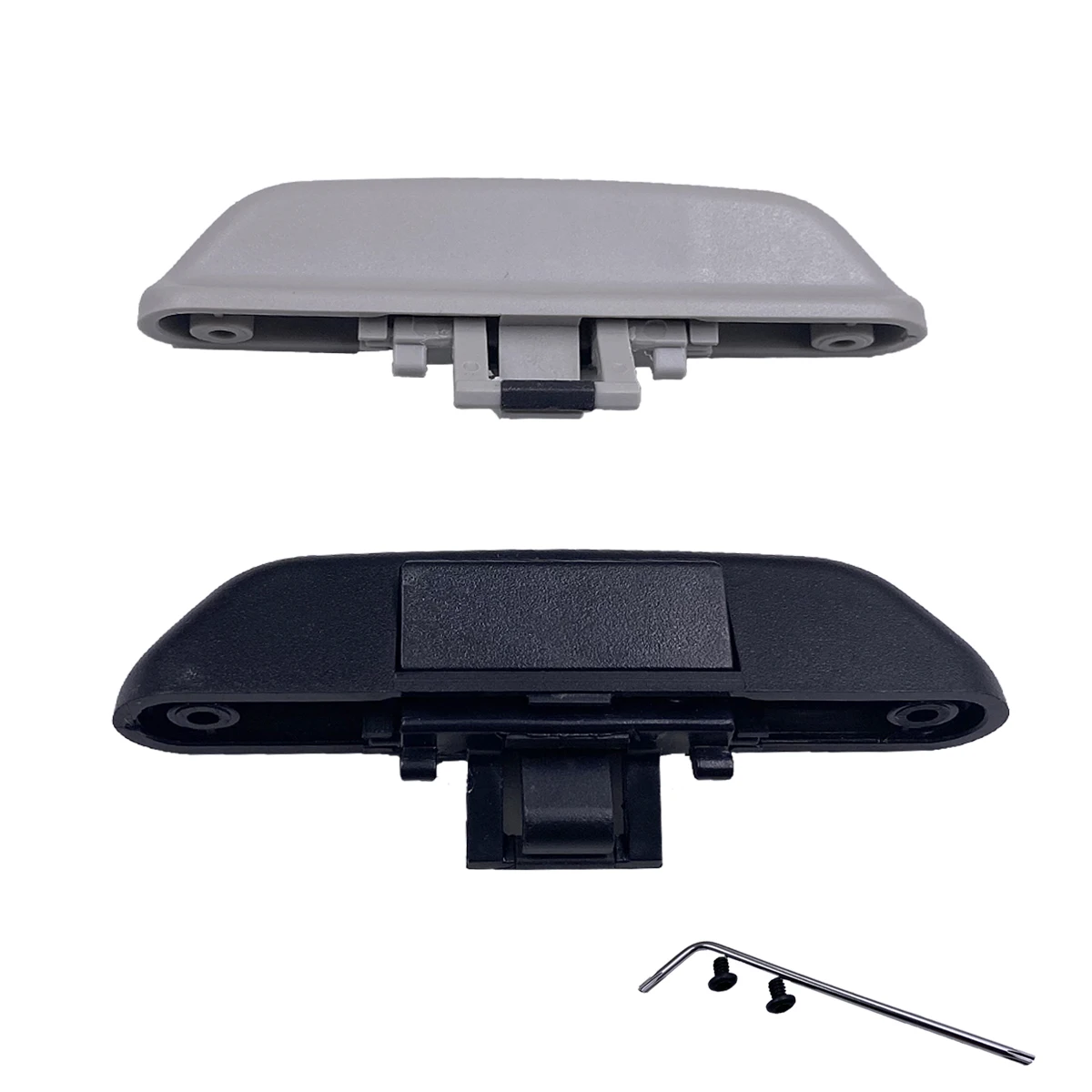 New Grey Black Rear Sunroof Shade Handle Plastic Car Clip Kit For Audi Q7 4L 2007 2008 2009 2011 2012 2013 2014 2015 4L0898924B