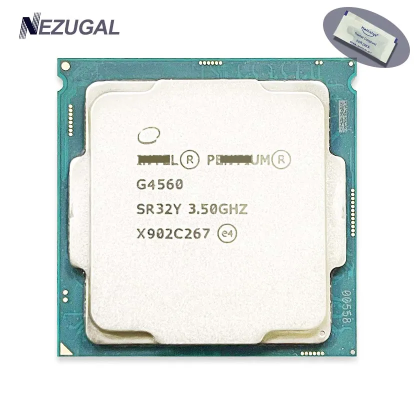 G4560 3.5 GHz Dual-Core Quad-Thread 54W LGA 1151 CPU Processor