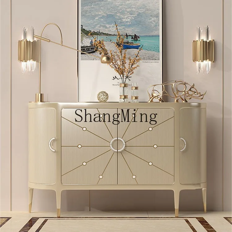 

FG light Luxury Dining Side Cabinet Post-modern Simple Home Restaurant Wall Locker