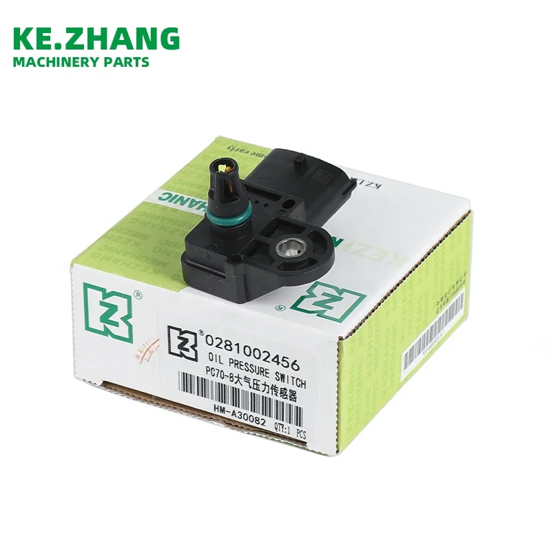 Kezhang Machinery PC70-8 Excavator Parts Pressure Sensor Switch 02810002456, Used for PC400-8 PC450-7 Construction Machinery Spa