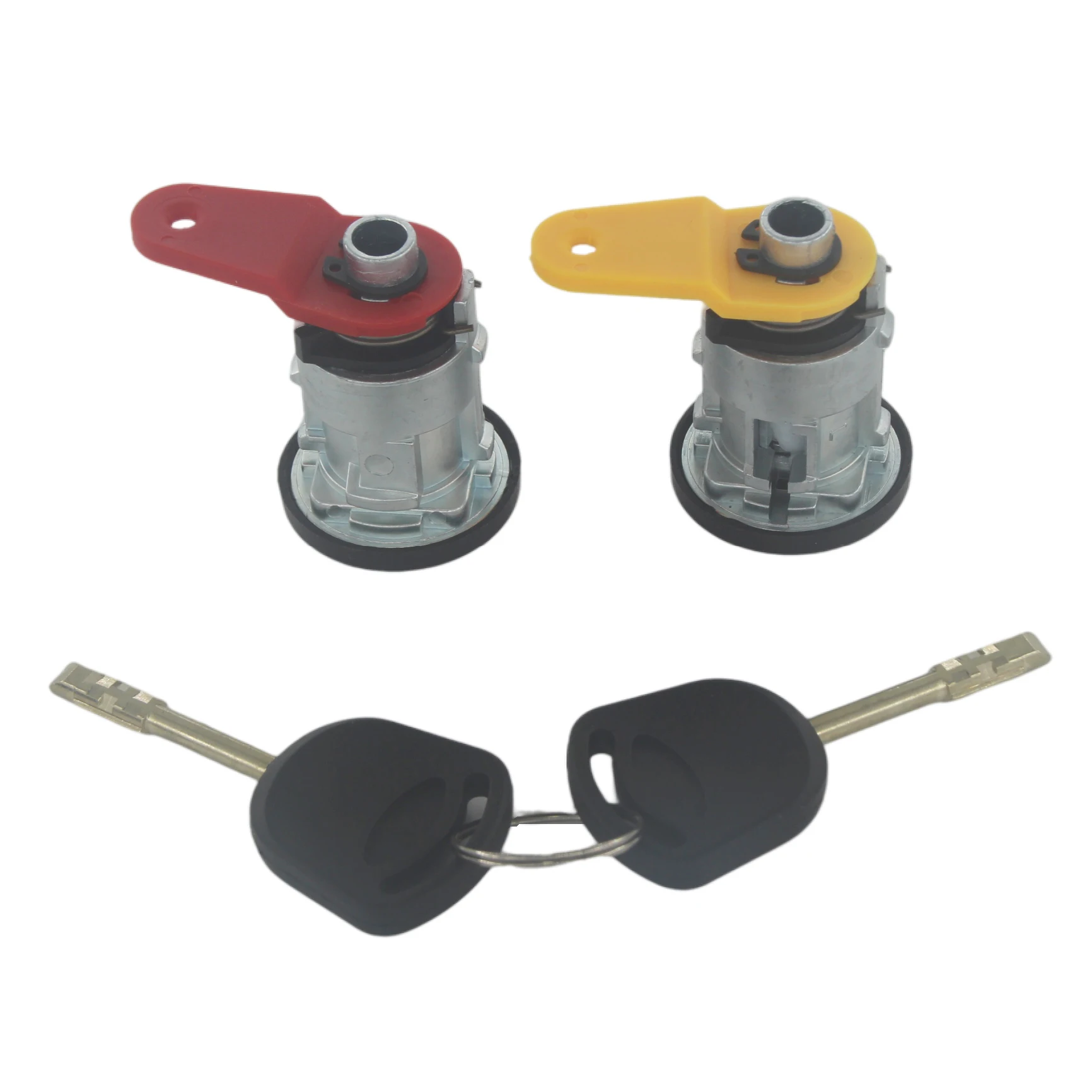 AL051 LEFT RIGHT SIDE DOOR LOCK CYLINDER BARREL WITH 2 KEYS FOR FORD FIESTA KA COURIER ESCORT