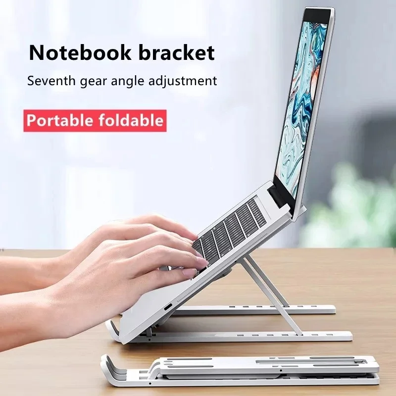 

Aluminum Laptop Stand Detachable Computer Stand Riser Holder Notebook Stand Compatible for Air Pro Dell HP Lenovo More 10-15.6"