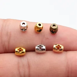 WYSIWYG 40๊ฐ 6x5x5mm 6๊ฐ์ง ์์ ํฌ๋ก์ค ์์ ๊ตฌ๋ฉ ๋น์ฆ ์คํ์ด์ ๋น์ฆ DIY ์ฅฌ์ผ๋ฆฌ ์ ์์ฉ ์ฅฌ์ผ๋ฆฌ ๋ถ์์ฌ