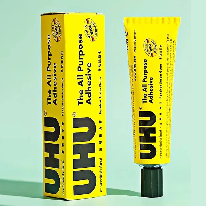 UHU All Purpose Transparent Adhesive Glue Extra Strong Clear Glue Handmade Model Glue Fabric Leather Glue DIY Glue