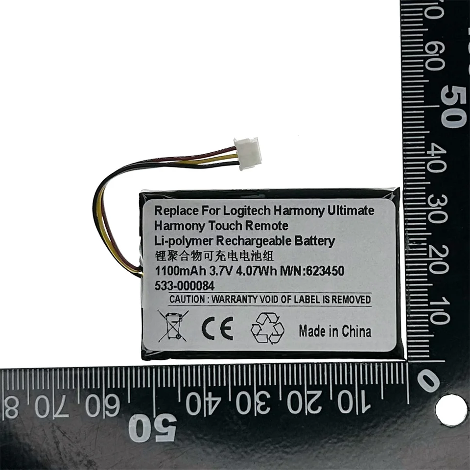 Batería de repuesto nueva 533-000083 1100mAh para LOGITECH 915-000198 Harmony Ultimate One 1209 + herramientas 3