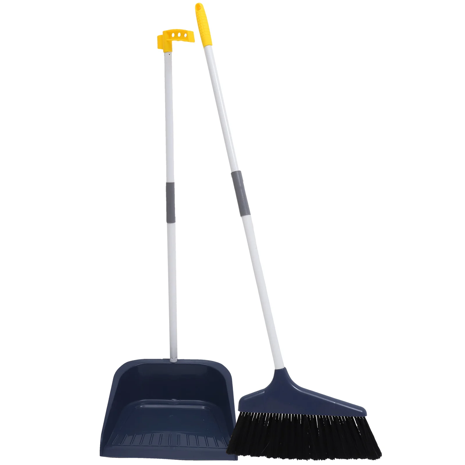 Broom Dustpan Set Heavy Duty Indoor Garbage Scoop Brush Dust Clean Set Floor Garbage Can Outdoor and Dustpan Set