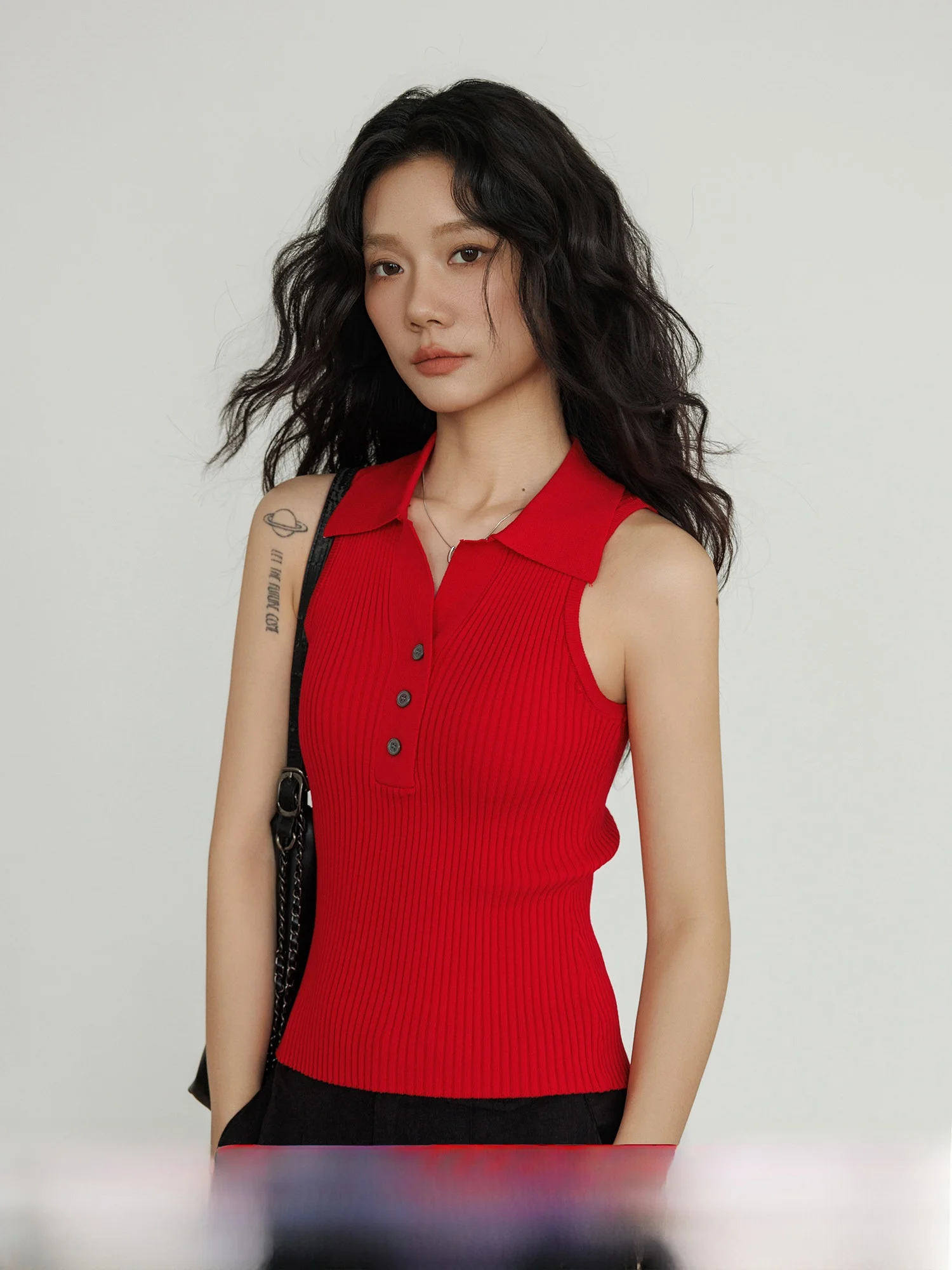 

Жилетка Vastand Ne из трикотажа, женская, базовая, летняя, новая модная, из полиэфирного волокна, средней длины, верхняя одежда