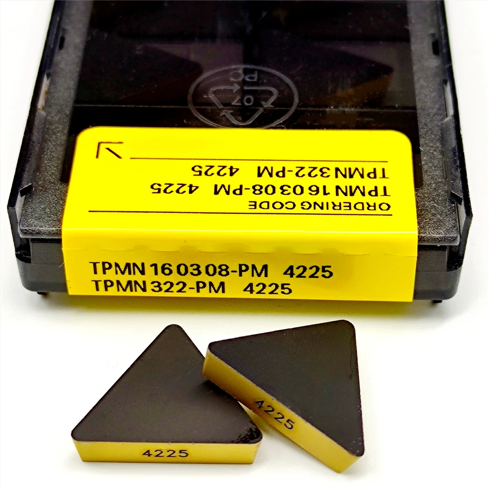 เครื่องกัดเครื่องมือ TPMN160308 TPMN220408 PM4225เครื่องกลึง CNC เครื่องมือคาร์ไบด์ TPMN 160308 220408คาร์ไบด์การประมวลผล