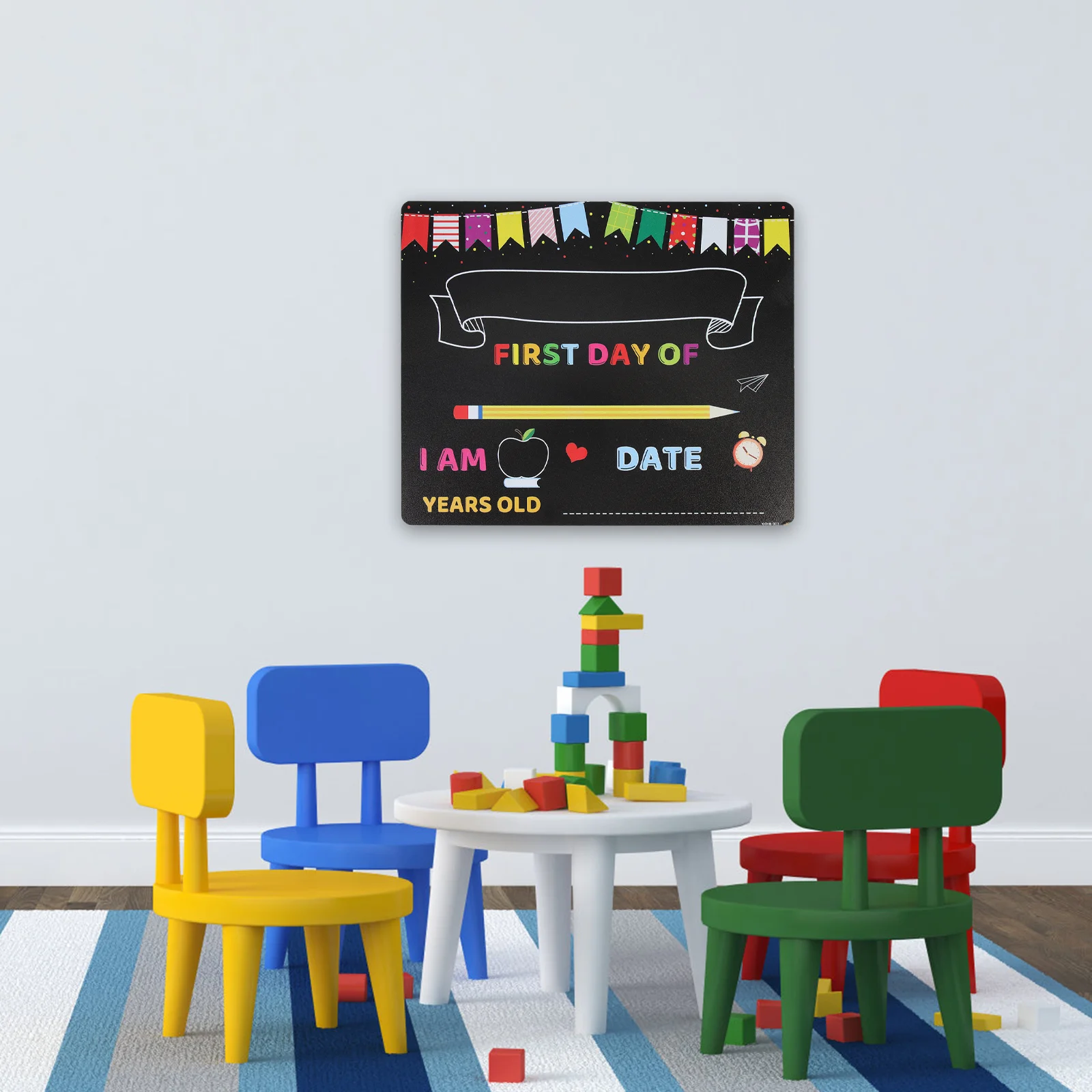 Double-sided School Board Children Chalkboard Multi-function The Sign Erasable Kids Supply Student